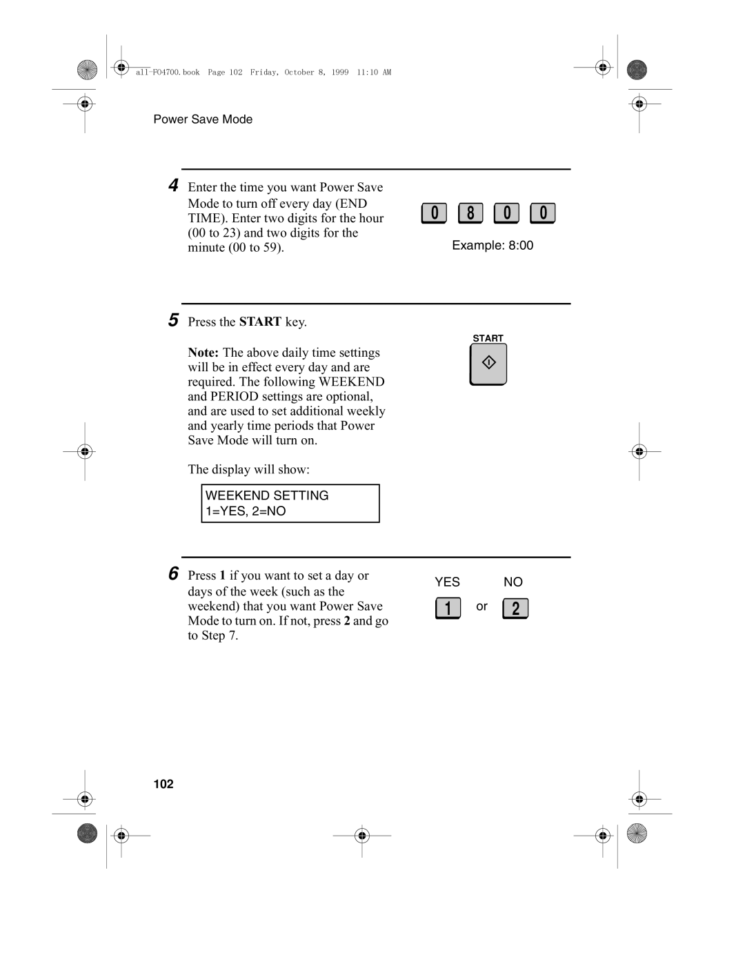 Sharp FO-4700, FO-5700 operation manual 102 