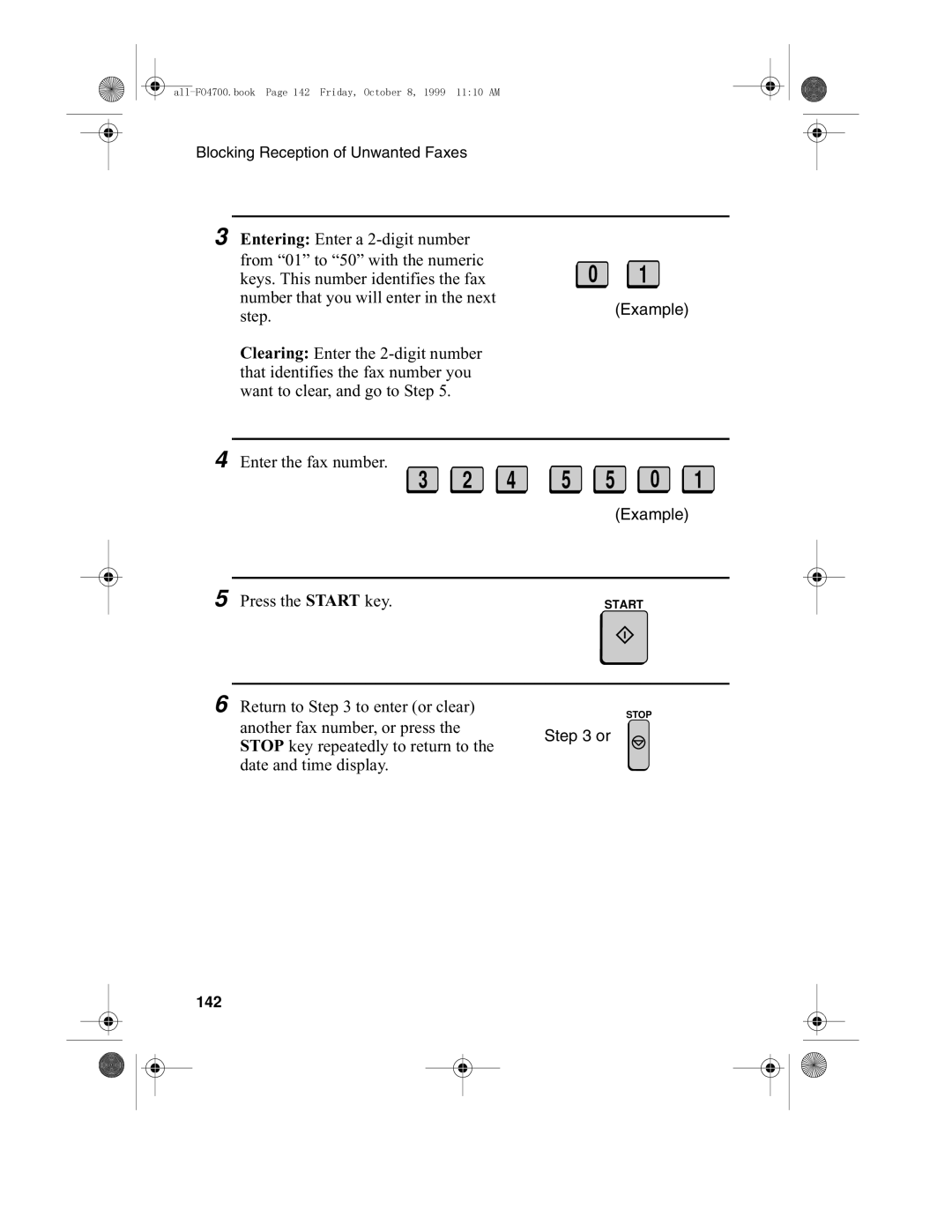 Sharp FO-4700, FO-5700 operation manual 142 