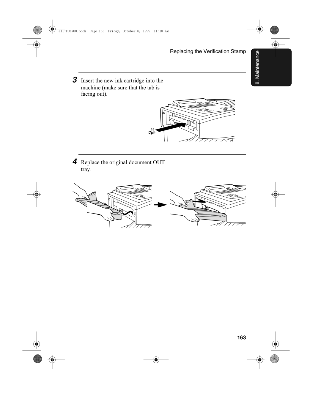 Sharp FO-5700, FO-4700 operation manual 163 