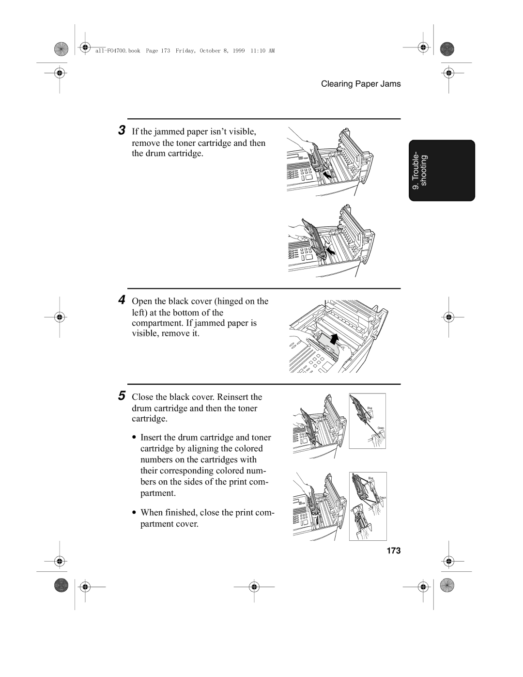 Sharp FO-5700, FO-4700 operation manual 173 