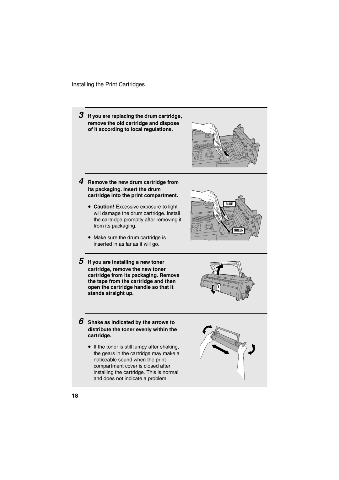 Sharp FO-5900 operation manual Green 