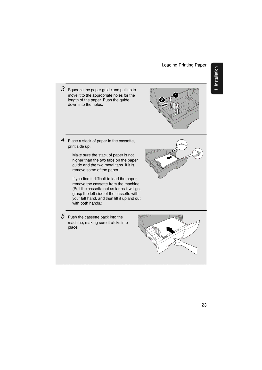 Sharp FO-5900 operation manual Installation 