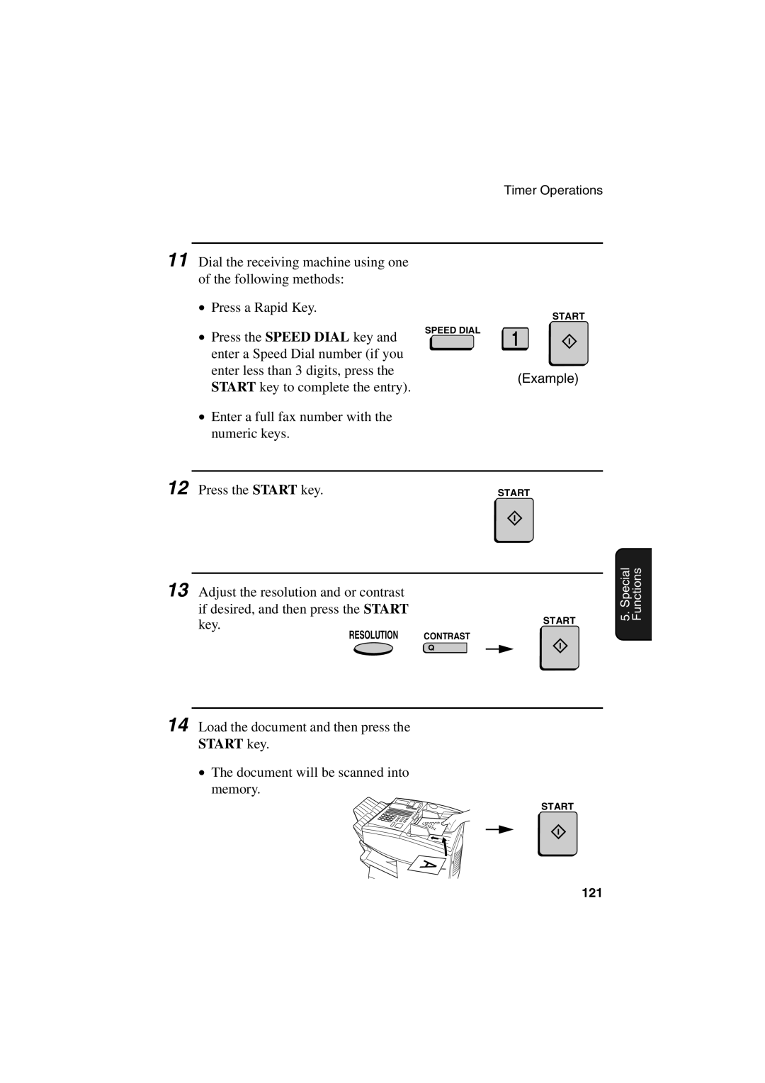 Sharp FO-6700 operation manual Key 