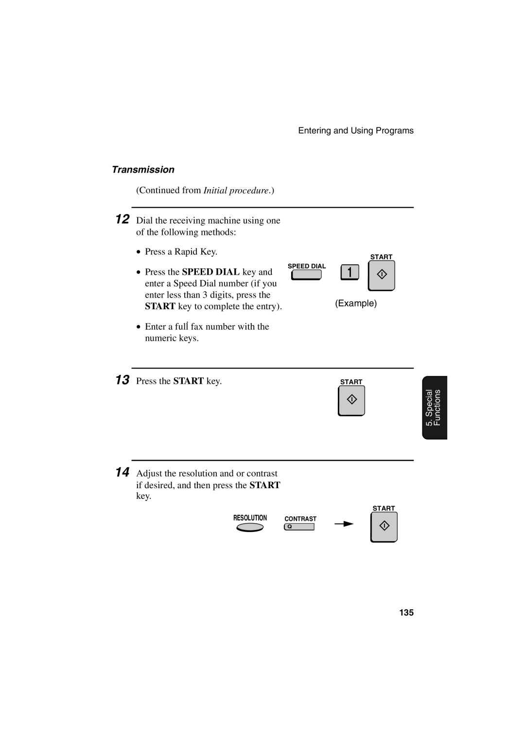 Sharp FO-6700 operation manual 135 