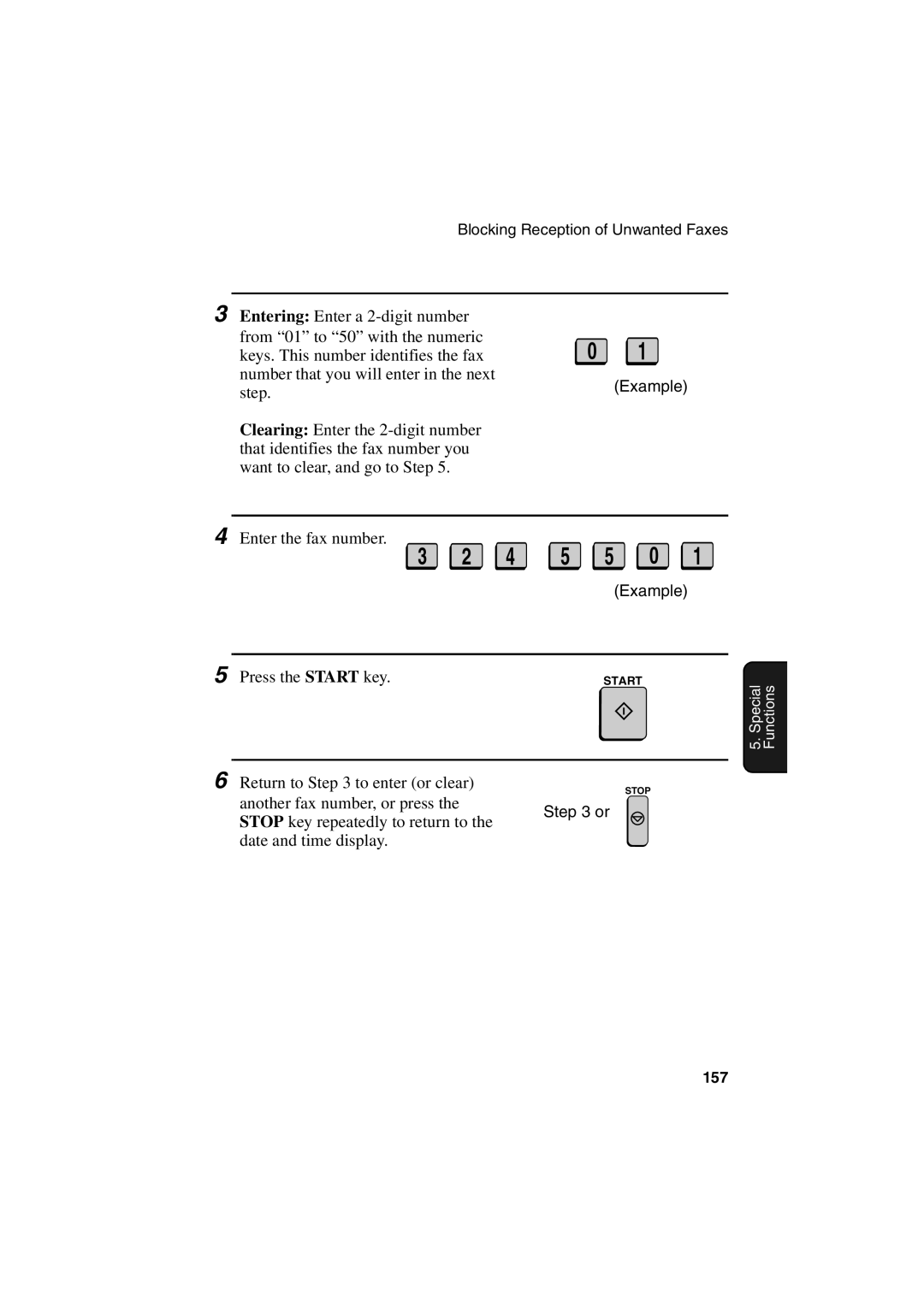 Sharp FO-6700 operation manual Enter the fax number 