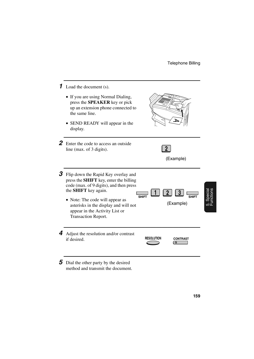 Sharp FO-6700 operation manual Adjust the resolution and/or contrast, If desired 