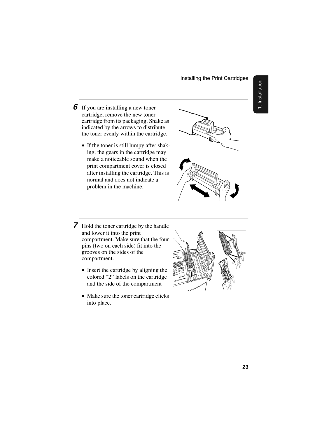 Sharp FO-6700 operation manual Installation 