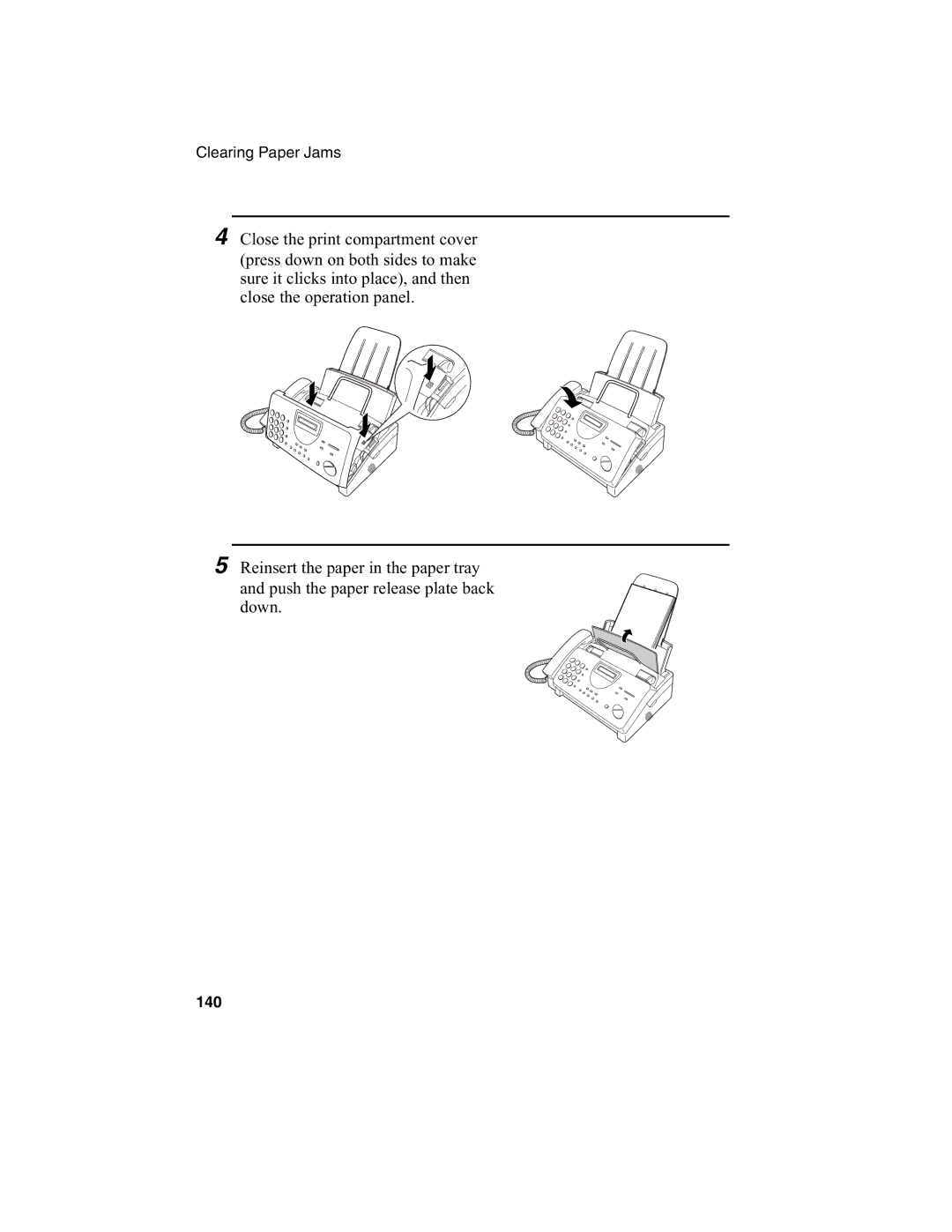 Sharp FO-775L manual 140 