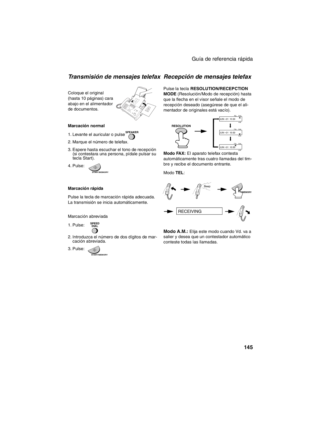 Sharp FO-775L manual 145 