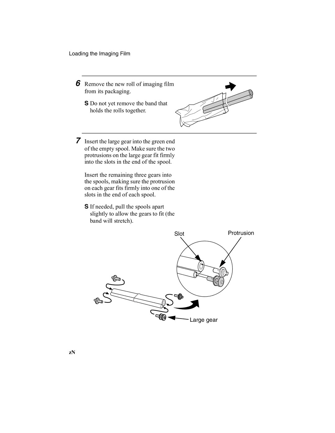 Sharp FO-775L manual SlotProtrusion Large gear 