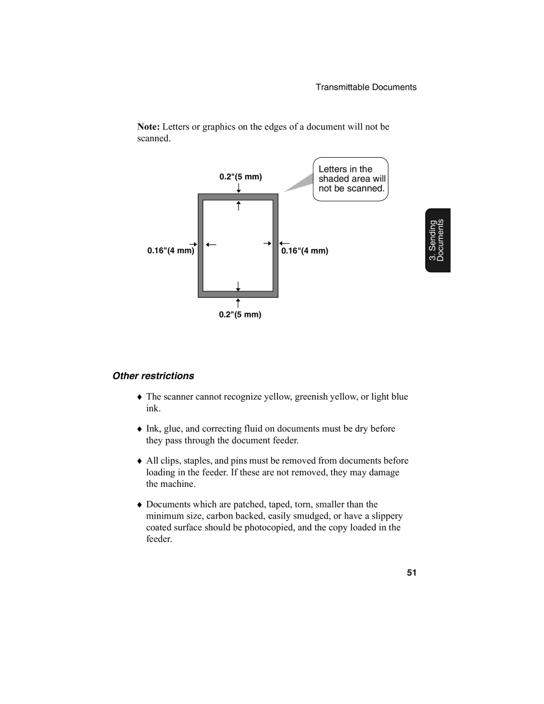 Sharp FO-775L manual Other restrictions 