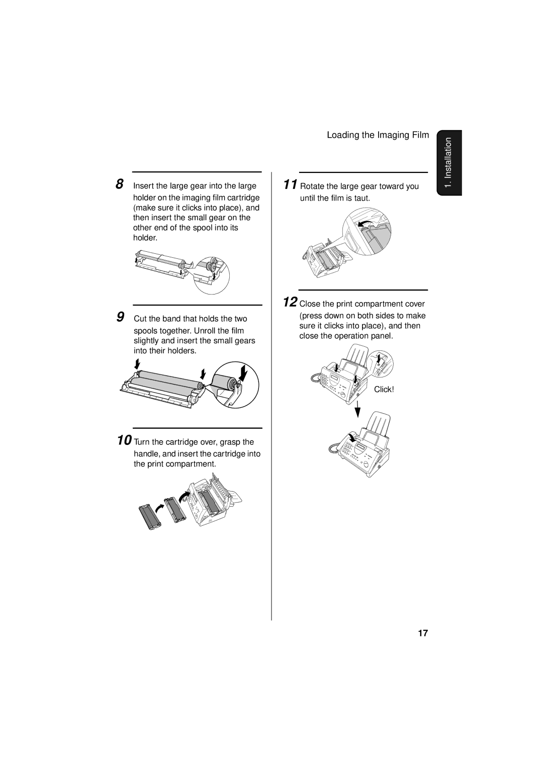 Sharp FO-781 operation manual Click 