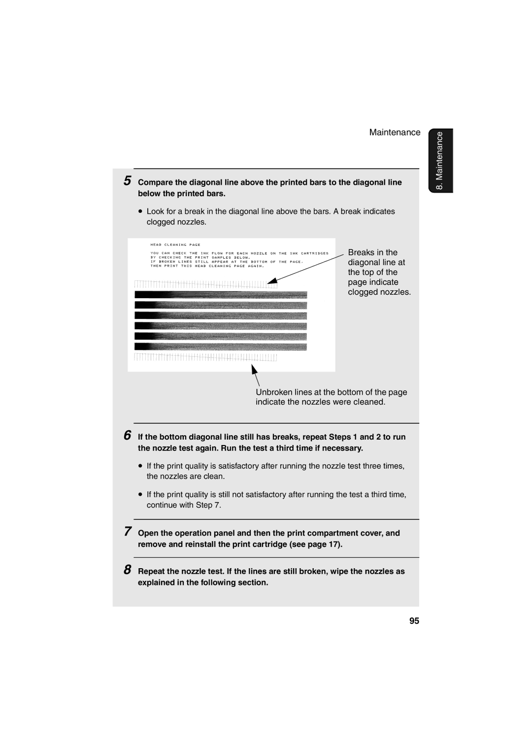 Sharp FO-B1600 operation manual Maintenance 