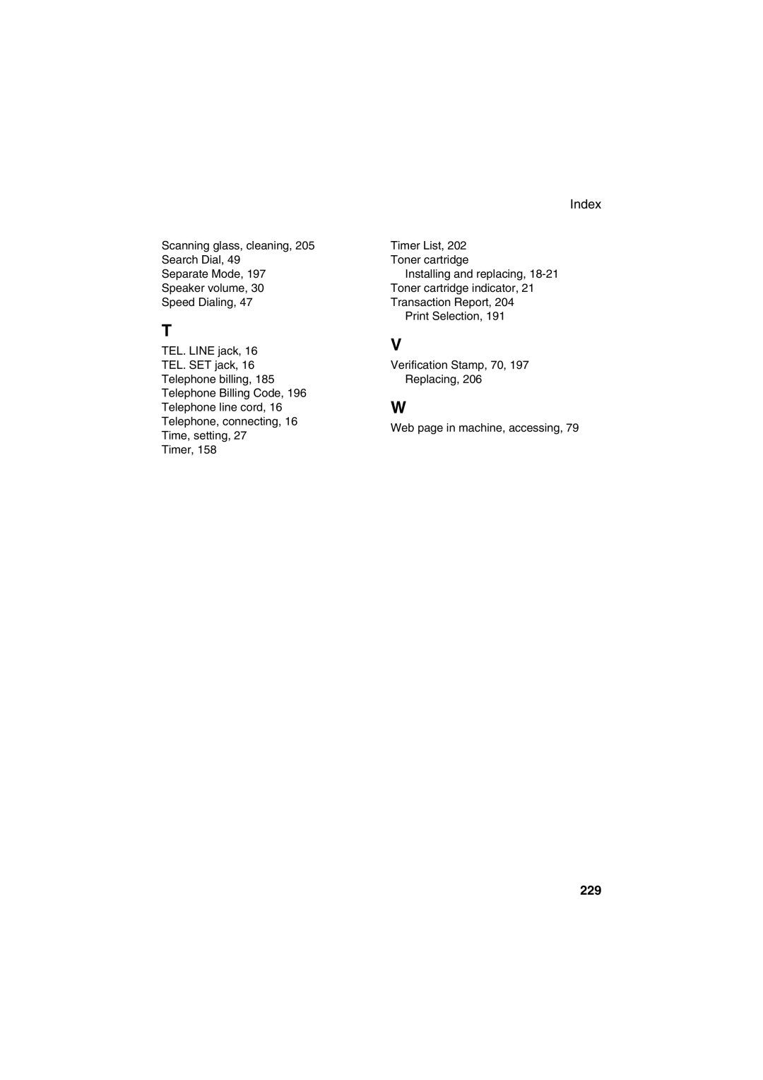 Sharp FO-DC500 operation manual 229 