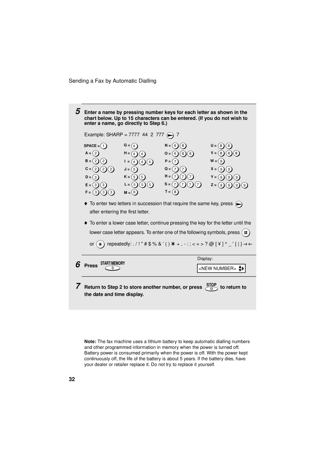 Sharp FO-P610/FO-P630 operation manual Date and time display 