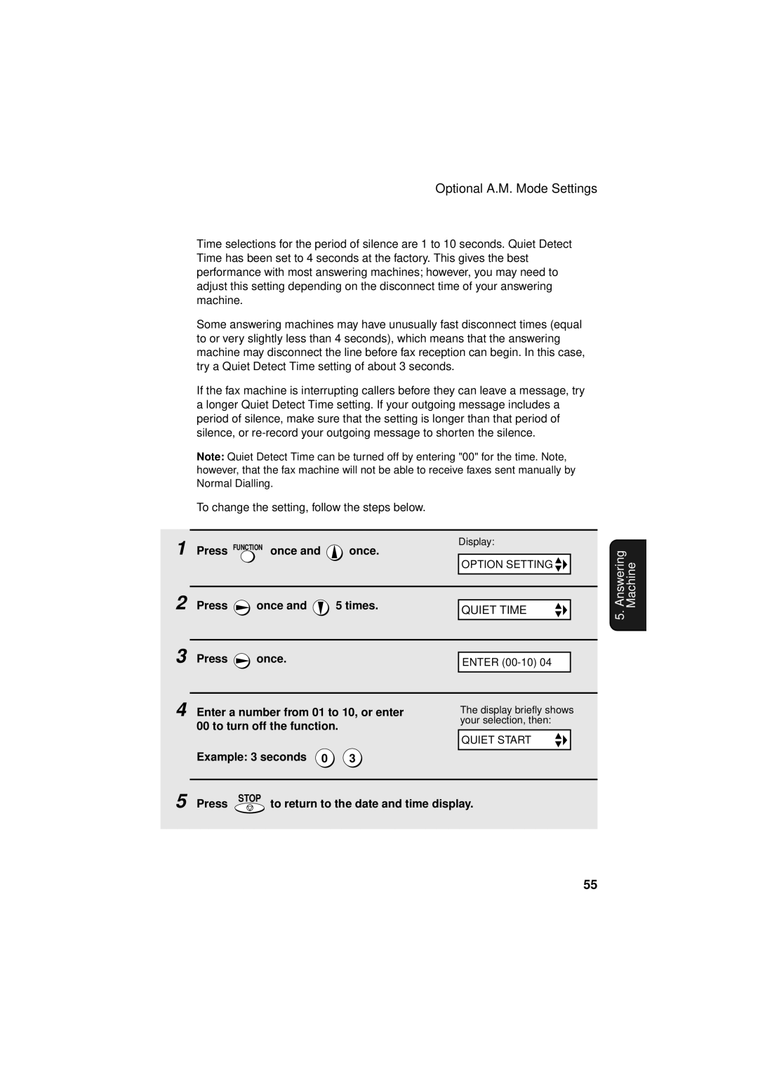 Sharp FO-P610/FO-P630 operation manual Enter a number from 01 to 10, or enter, To turn off the function 