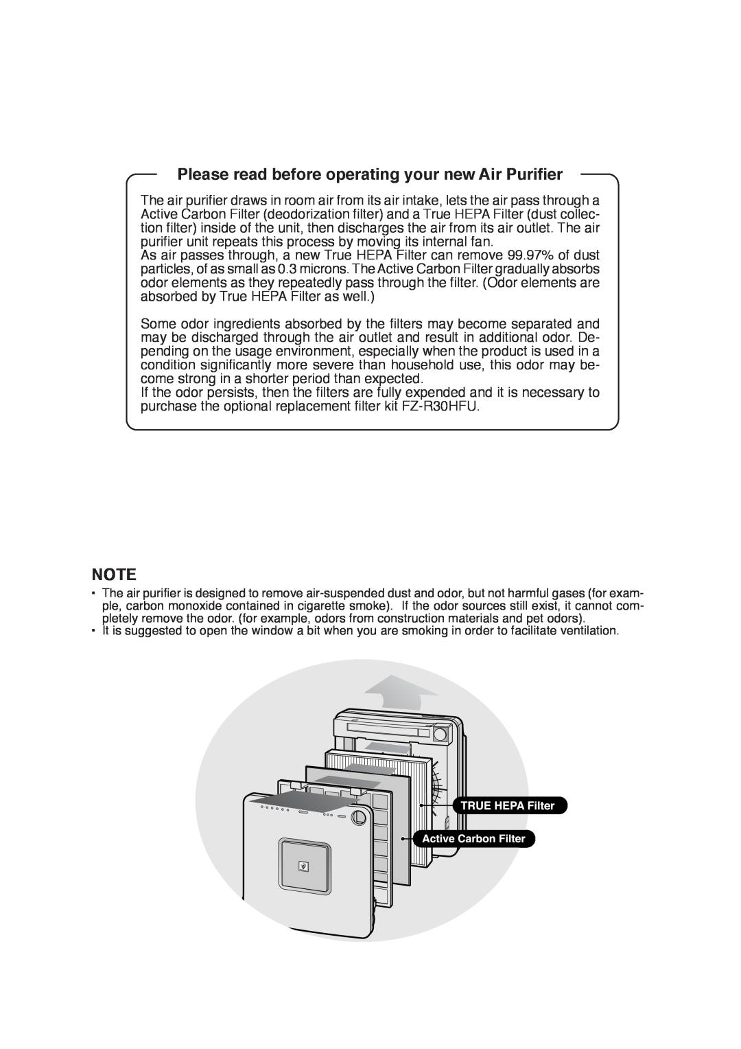 Sharp FP-R30CX operation manual 