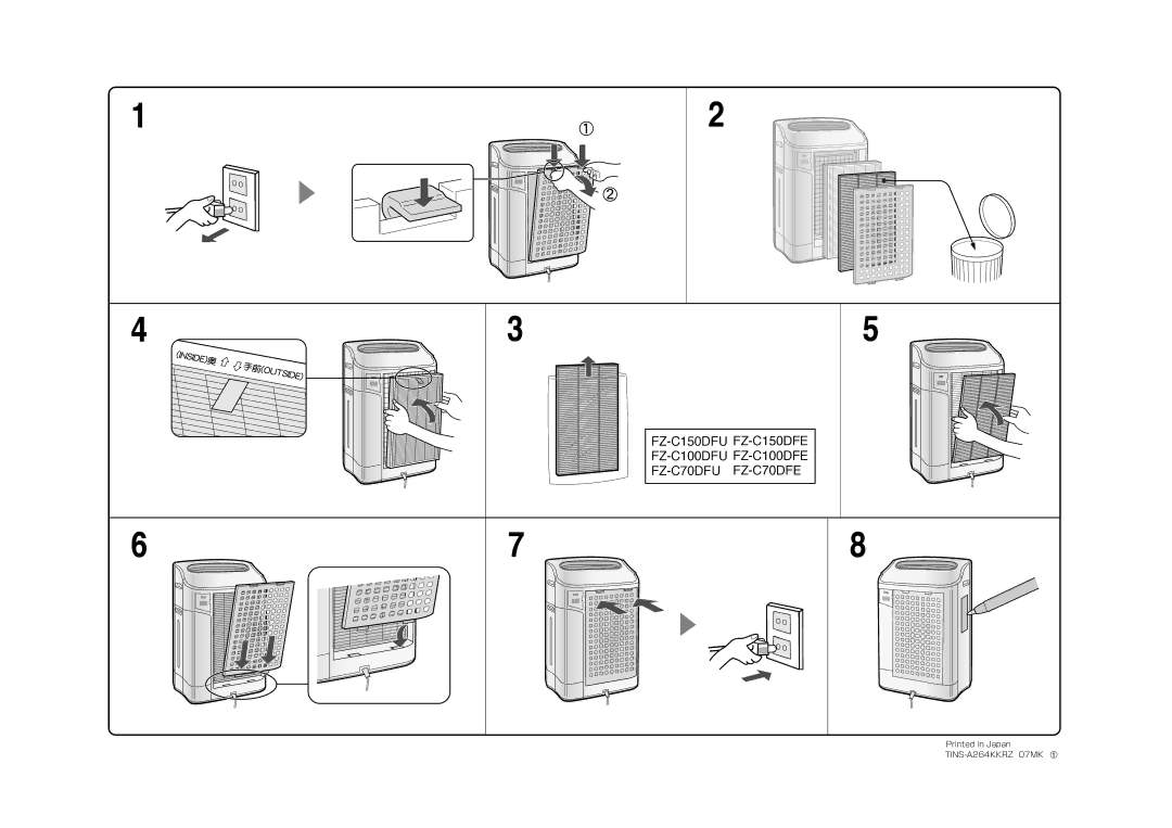 Sharp FZ-C150DFU manual 