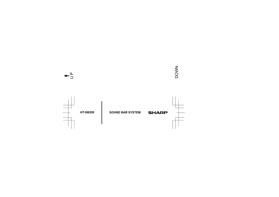 Sharp HT-SB200 operation manual Down 