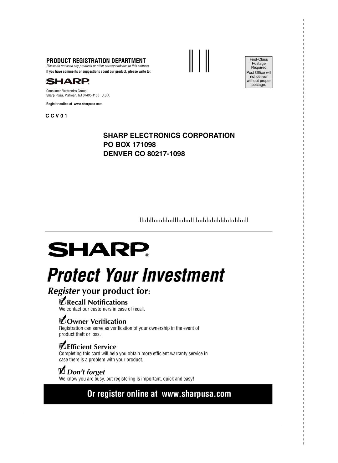 Sharp IG-CL15U operation manual   