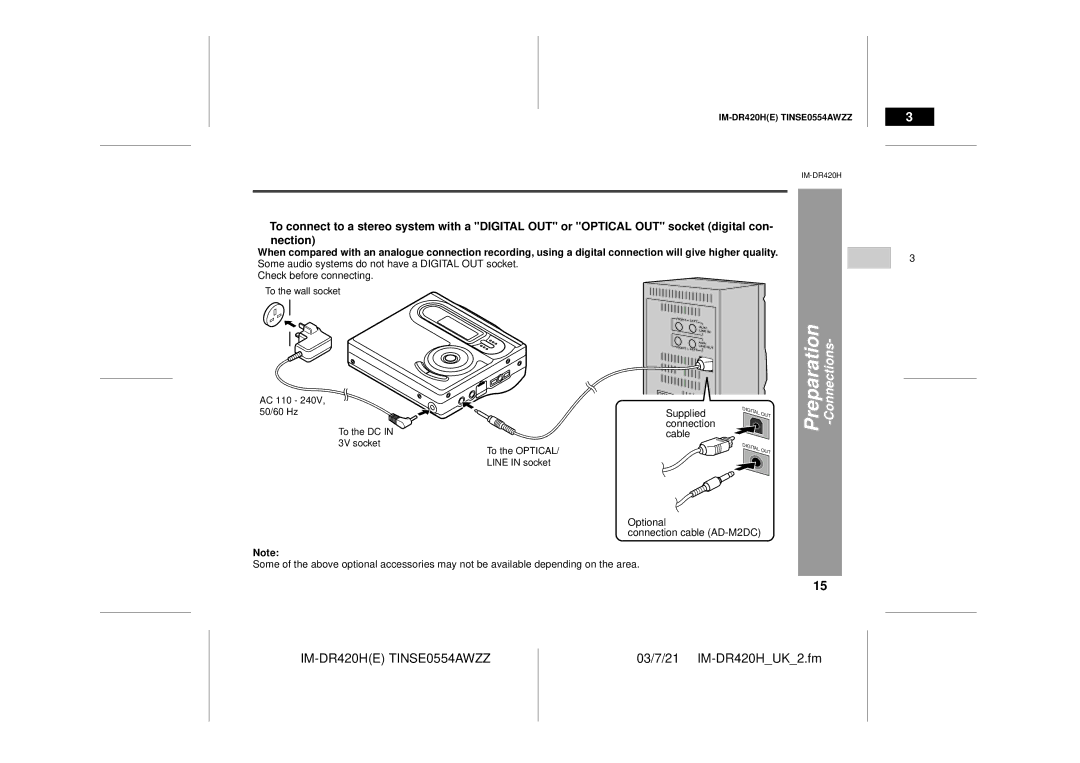 Sharp IM-DR420H operation manual Check before connecting 