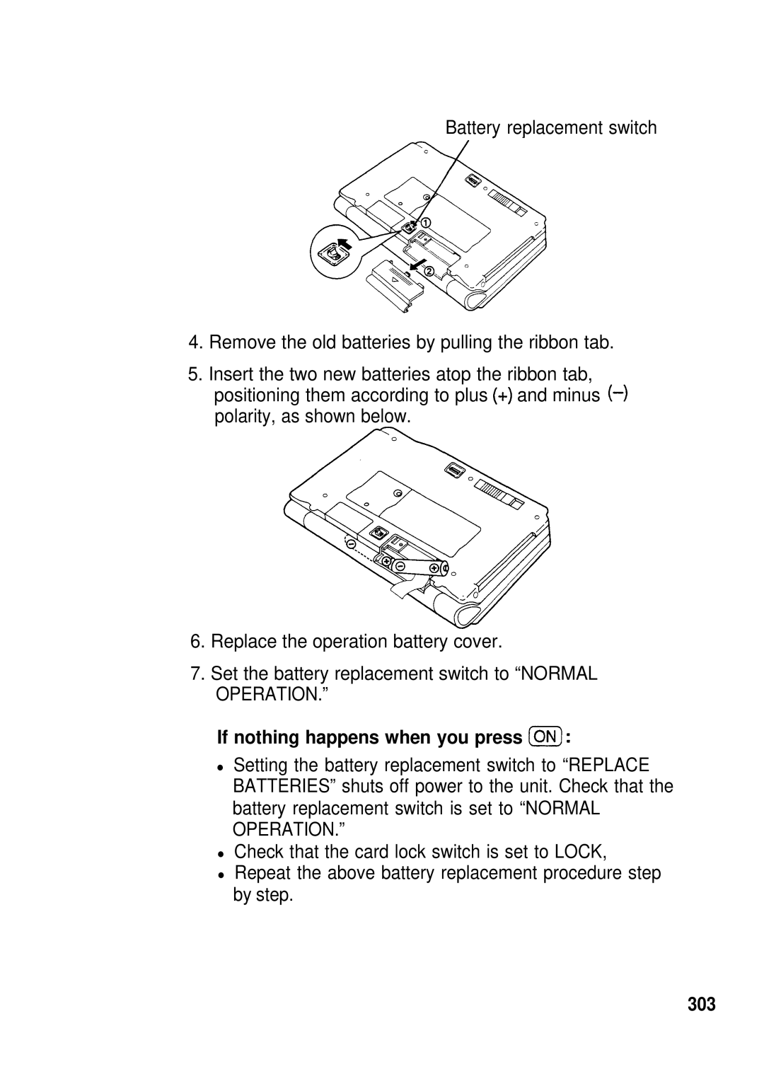 Sharp IQ-8900, IQ-8920 manual If nothing happens when you press @, 303 