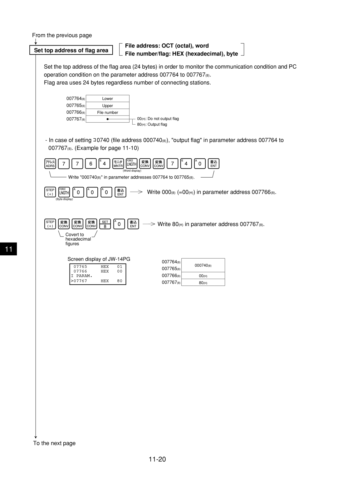 Sharp JW-21MN manual 11-20 