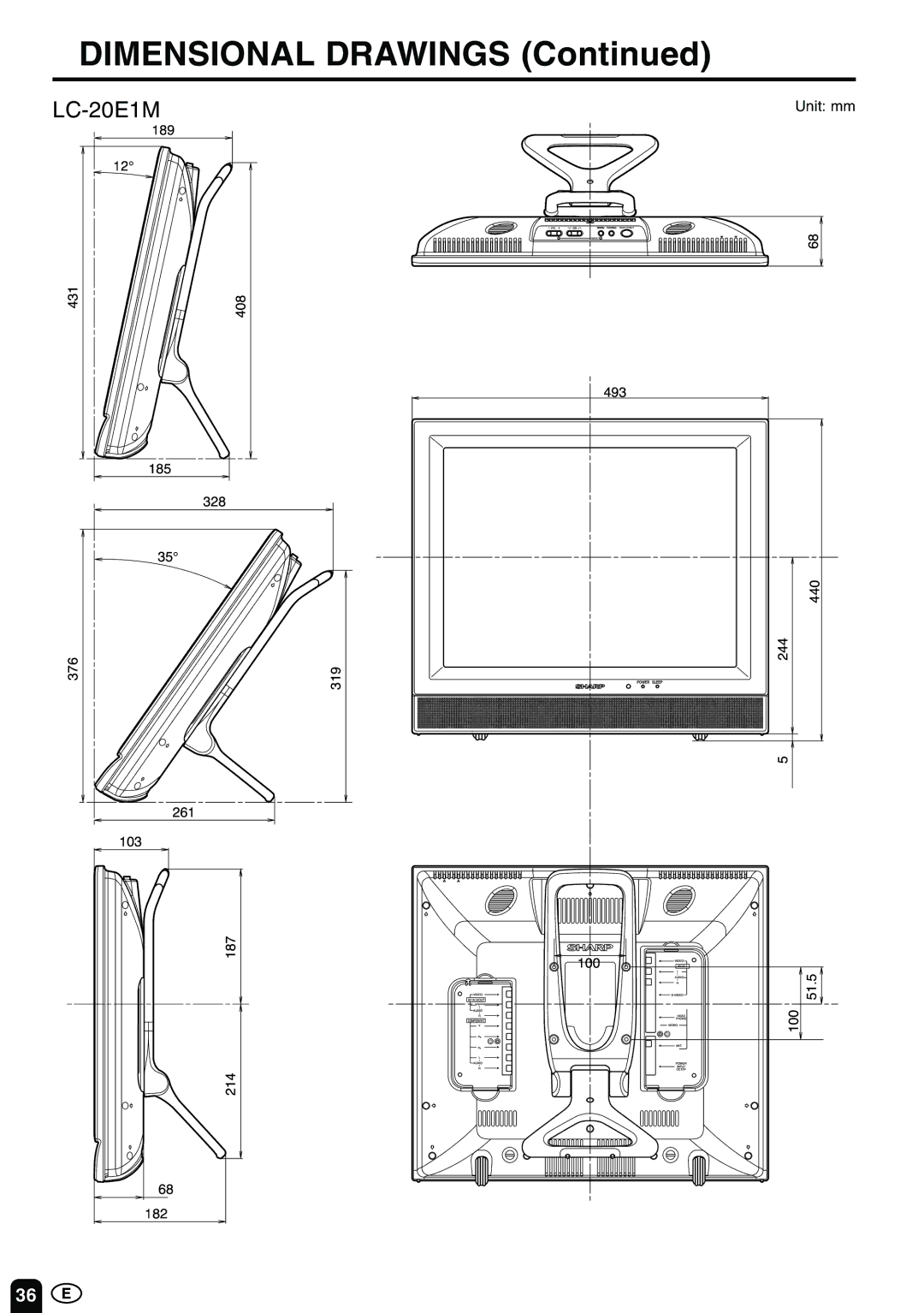 Sharp LC-13E1M LC-15E1M LC-20E1M 1 LC-13E1M LC-15E1M LC-20E1M operation manual 493 