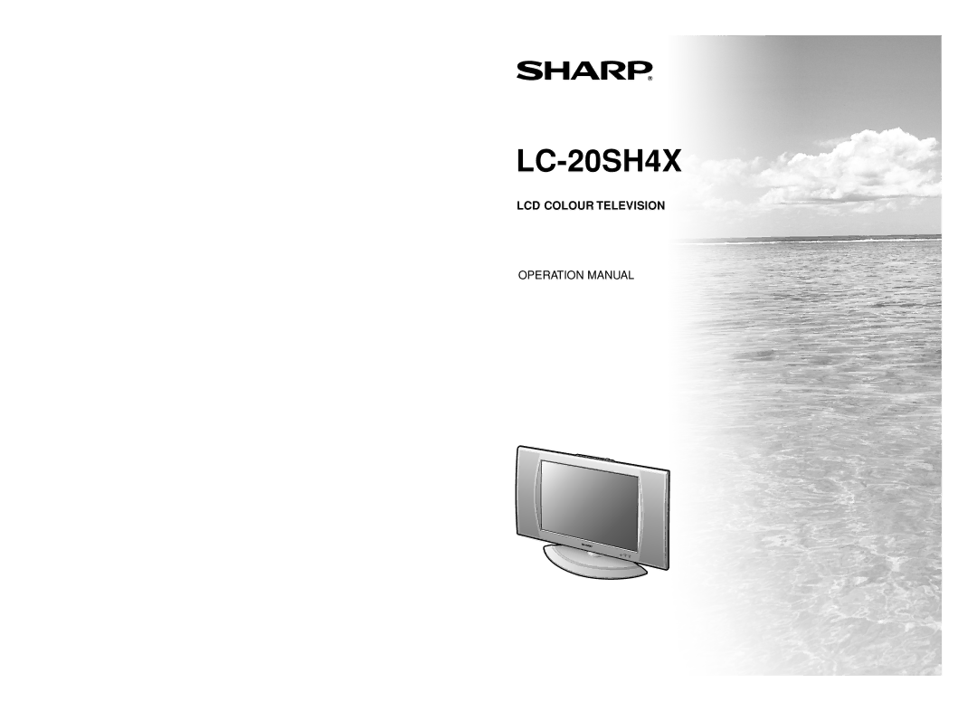 Sharp LC-20SH4X operation manual 