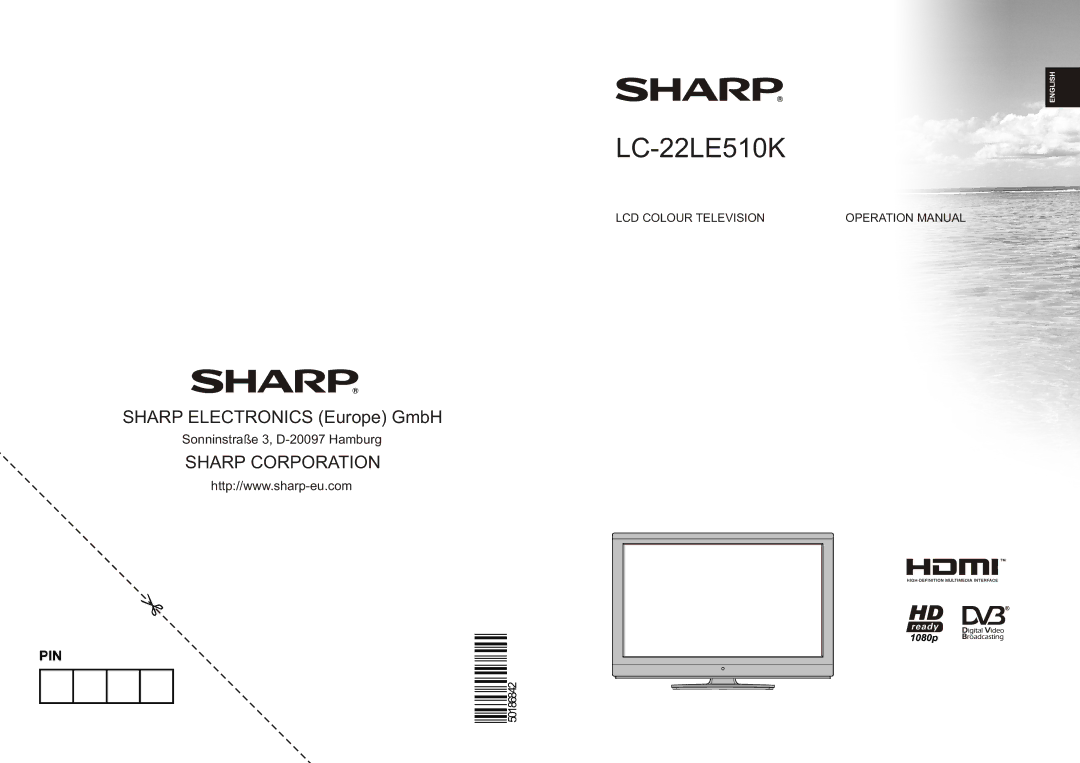 Sharp LC-22LE510K operation manual 