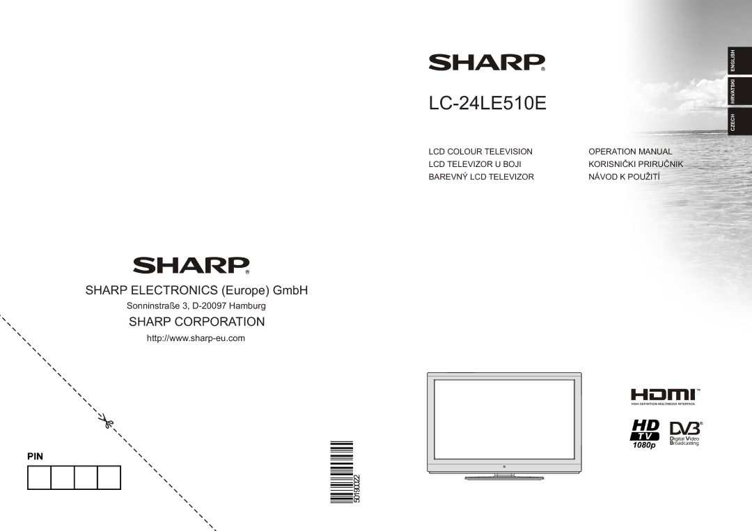 Sharp LC-24LE510E operation manual 