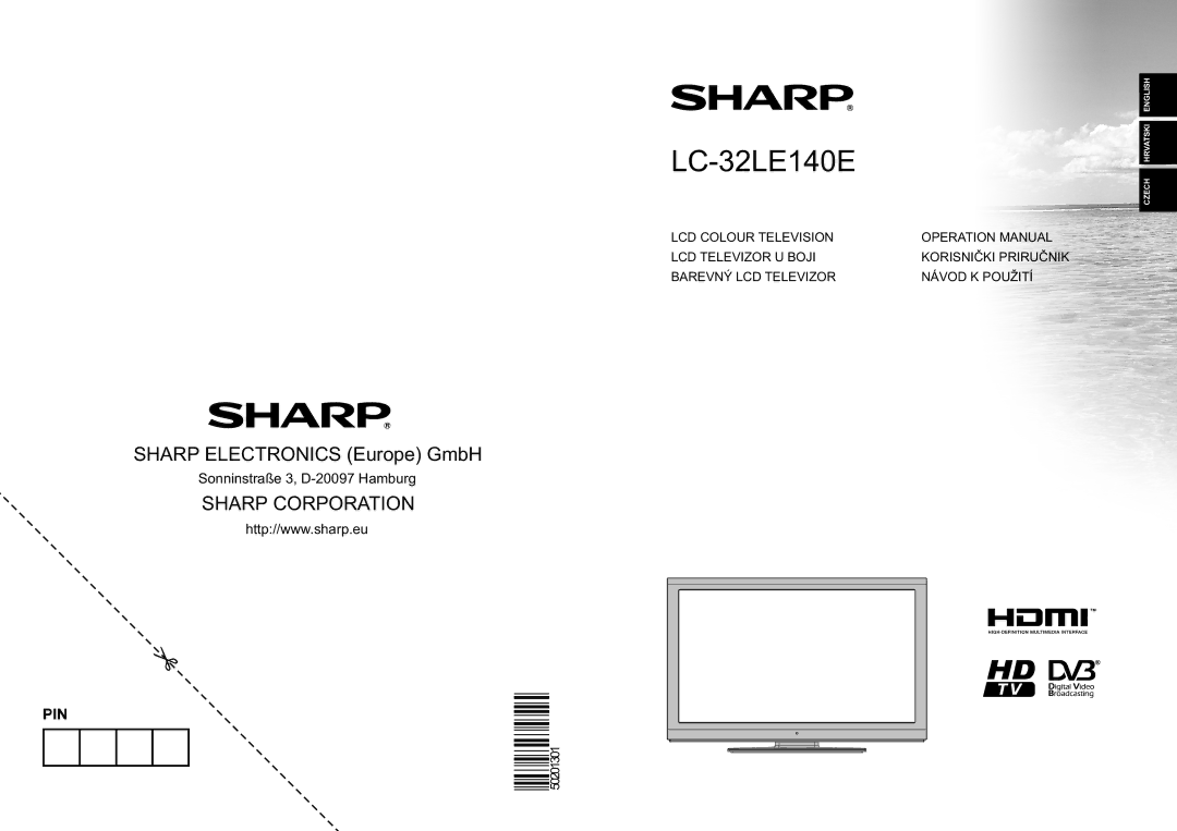 Sharp LC-32LE140E operation manual 