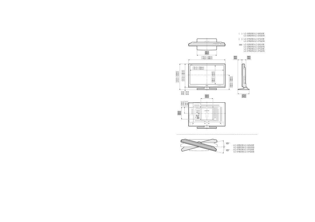 Sharp LC-37G20S, LC-37B20S, LC-37G20E, LC-37B20E, LC-32G20S, LC-32G20E, LC-32B20S, LC-32B20E operation manual 480.0 