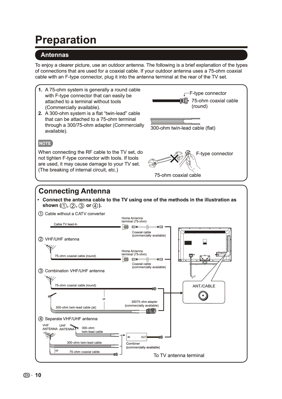 Sharp LC-40LE431U, LC-40LE433U manual 