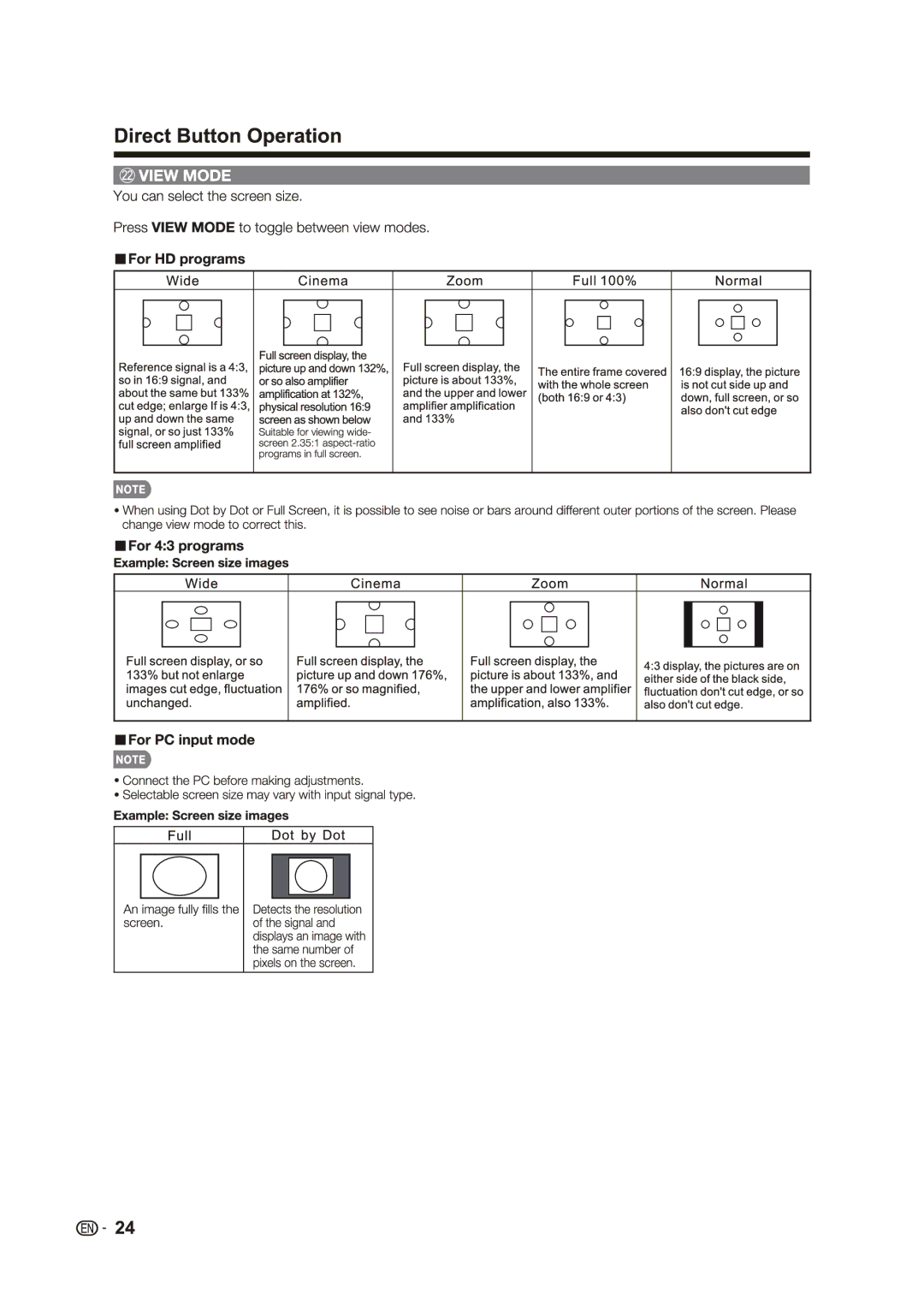 Sharp LC-40LE431U, LC-40LE433U manual 