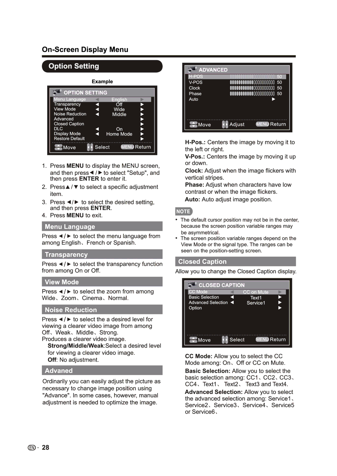 Sharp LC-40LE431U, LC-40LE433U manual 