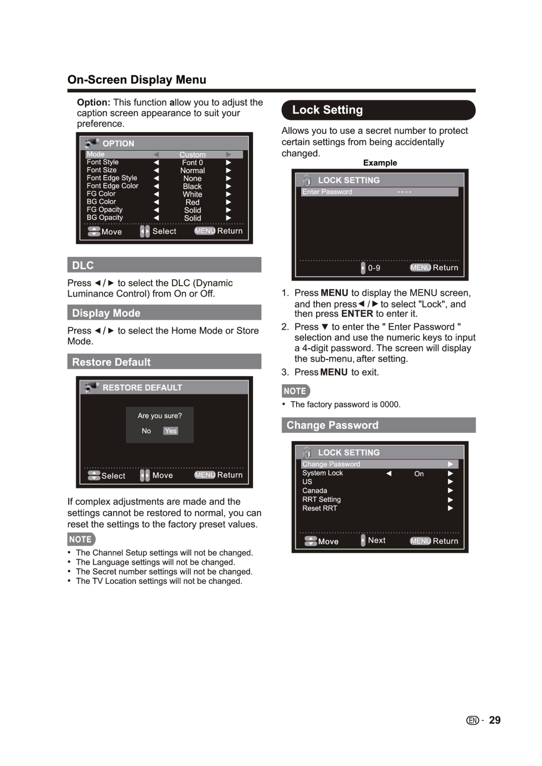 Sharp LC-40LE433U, LC-40LE431U manual 