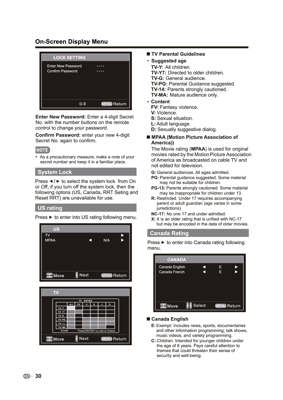 Sharp LC-40LE431U, LC-40LE433U manual 