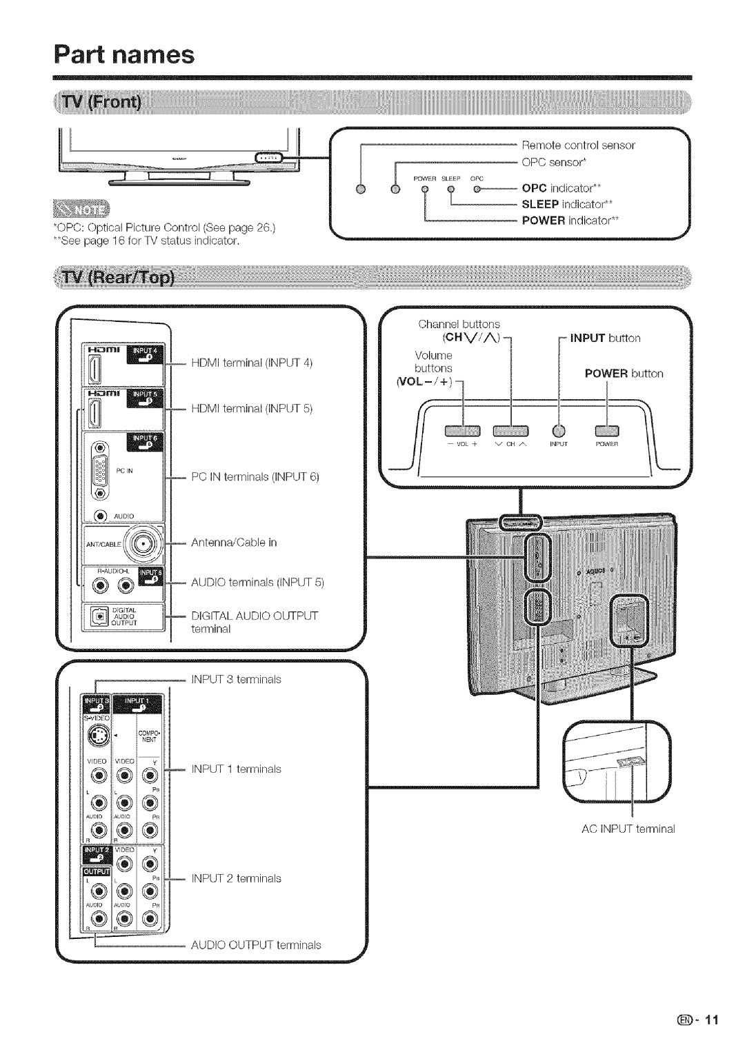 Sharp LC 42D43U, LC 52D43U operation manual Sleep, Power 