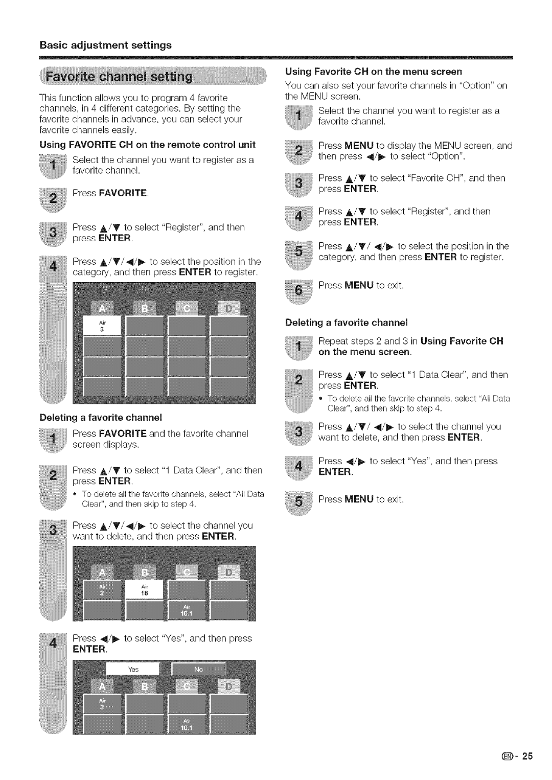 Sharp LC 42D43U, LC 52D43U operation manual Yes 