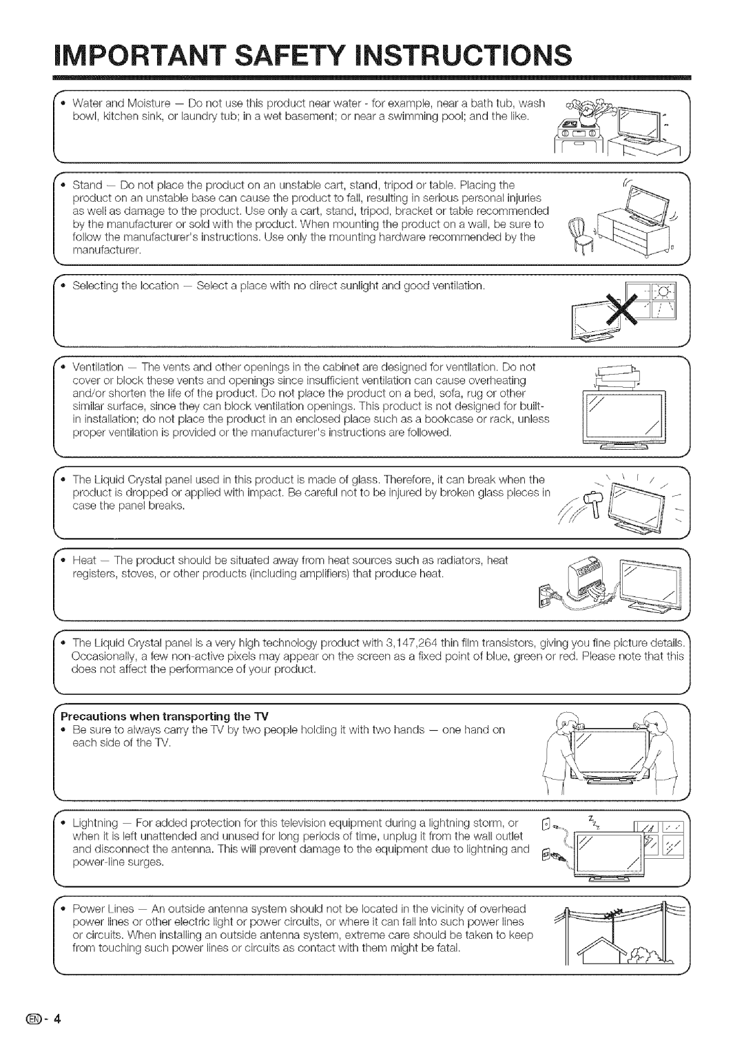 Sharp LC 52D43U, LC 42D43U operation manual Registers 