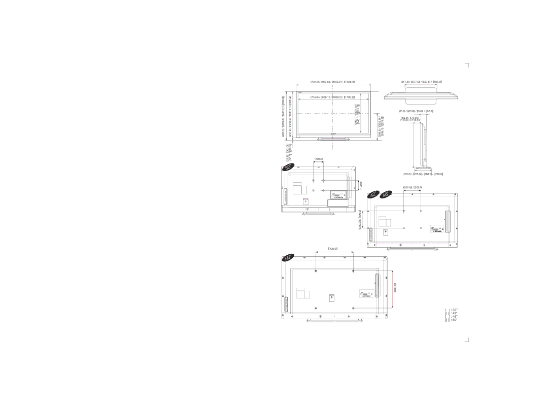 Sharp LC-42LD266K, LC-50LD266K, LC-46LD266K, LC-32LD166K operation manual 100.0 