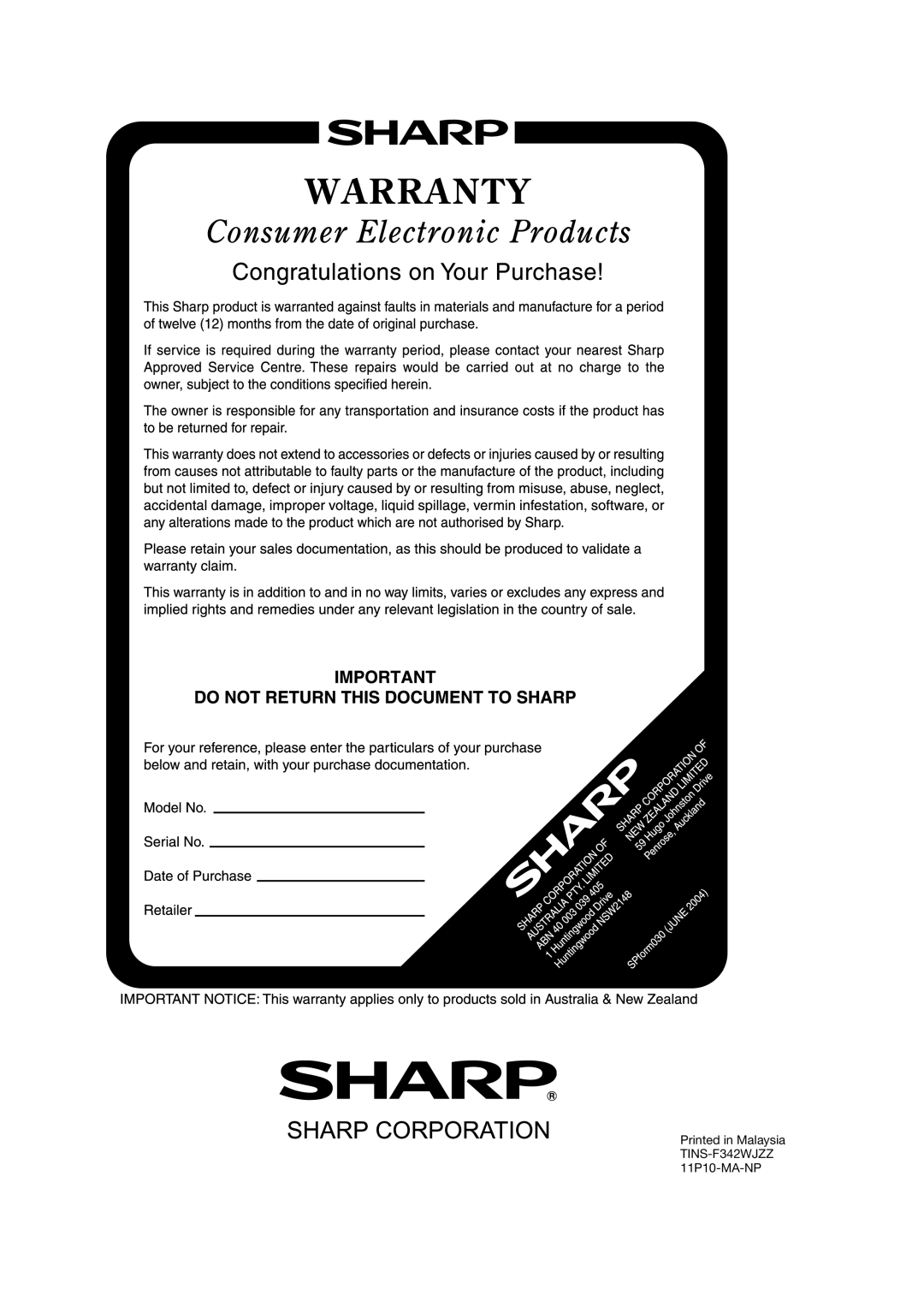 Sharp LC-60LE835X operation manual 