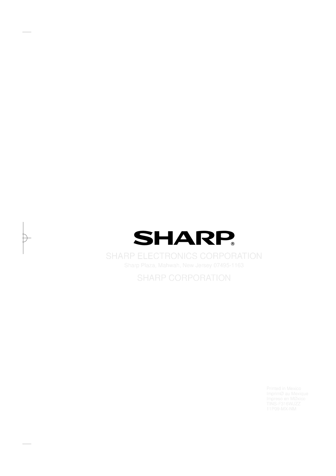 Sharp LC-80LE632U operation manual Sharp Electronics Corporation 