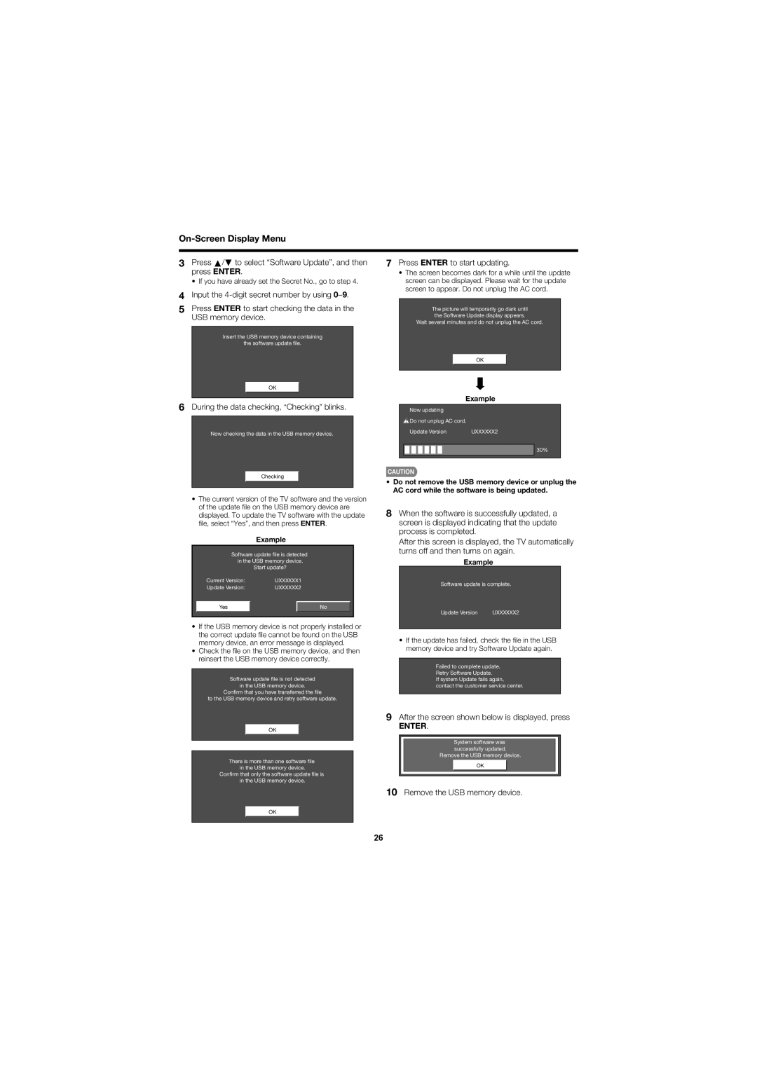 Sharp LC-C5277UN operation manual Enter 