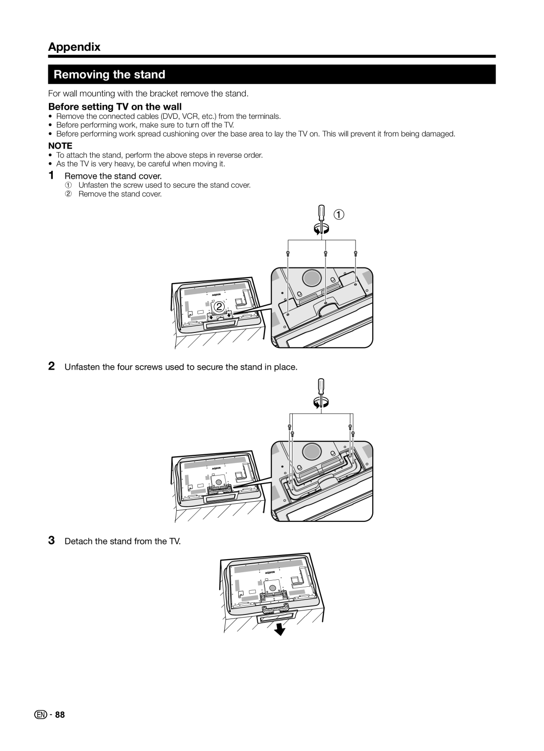 Sharp LC70UD1X operation manual 