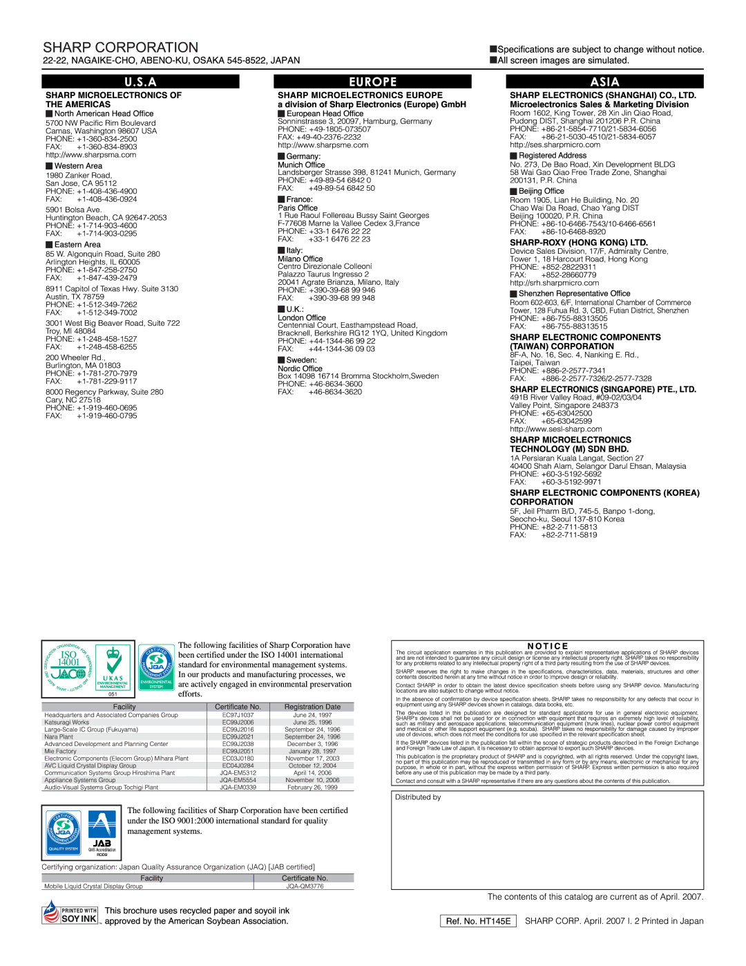 Sharp LCD Modules for Industrial Appliance manual 