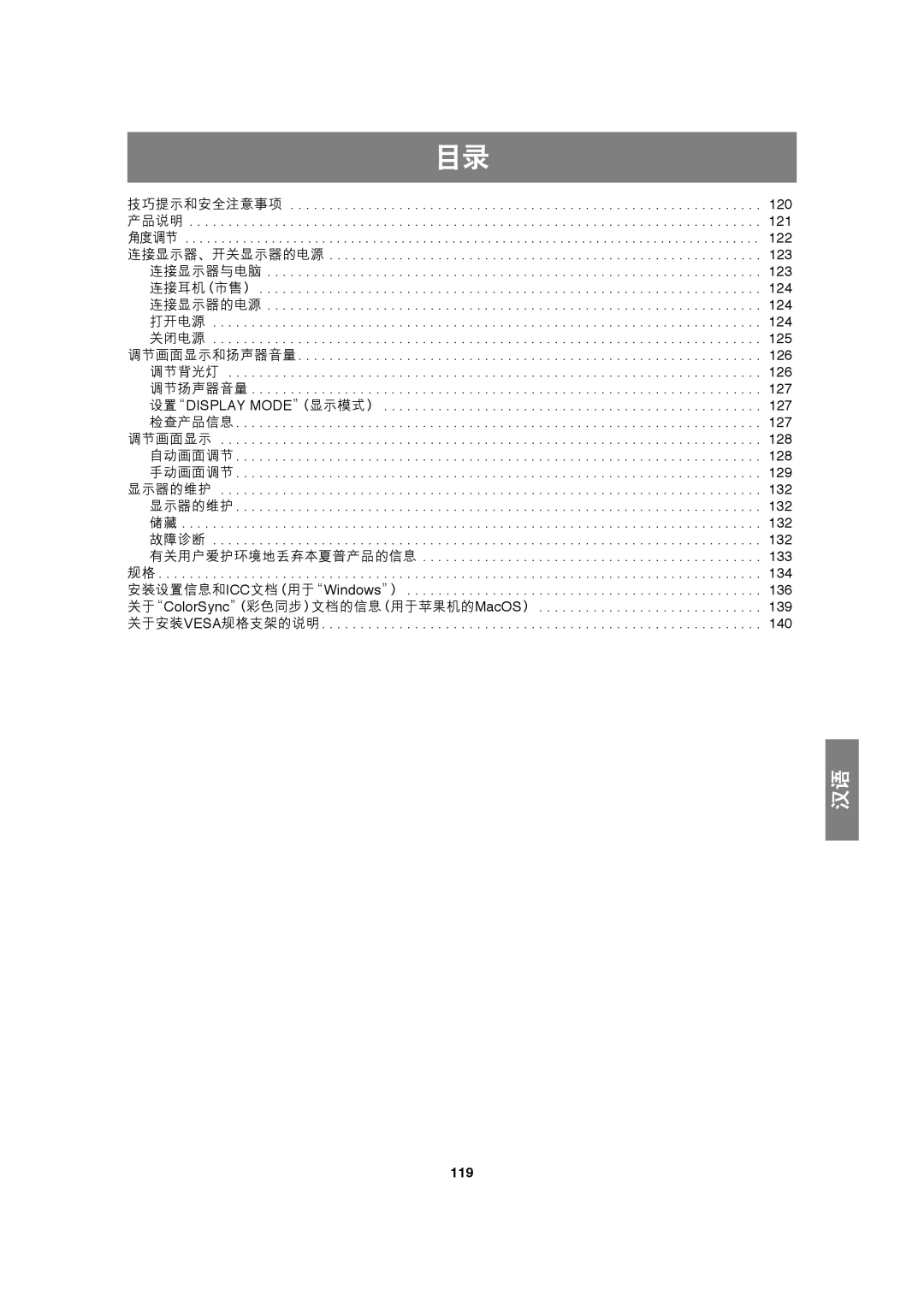 Sharp LL-191A operation manual 119 