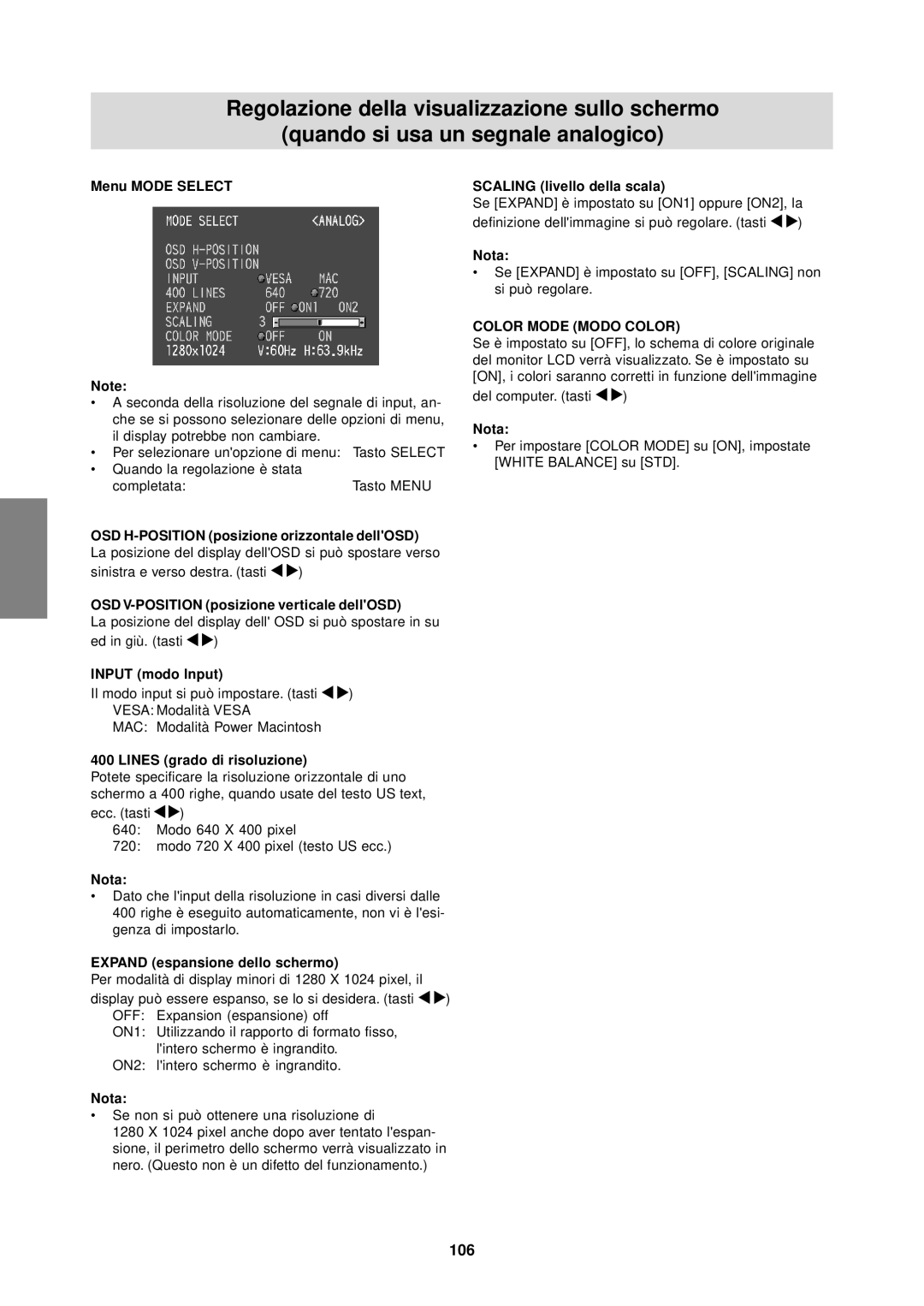 Sharp LL-T1610W operation manual 106 