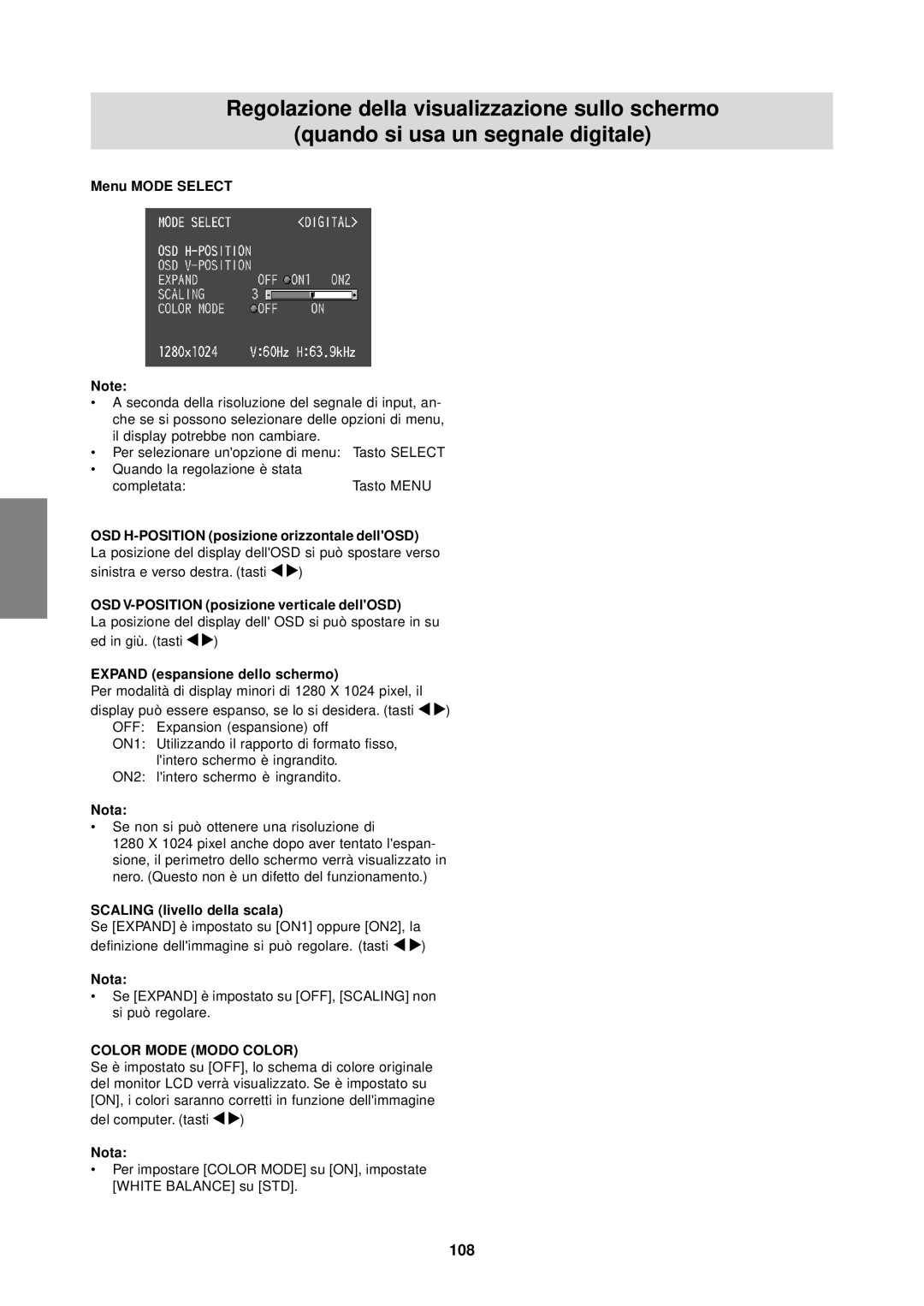 Sharp LL-T1610W operation manual 108 